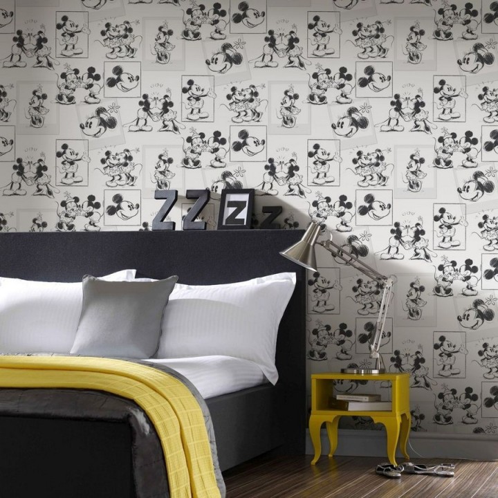 Papel pintado - Romantic Mickey 120083
