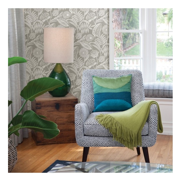 Papel pintado de flores modernas con colores tropicales - Beach Garden 680748