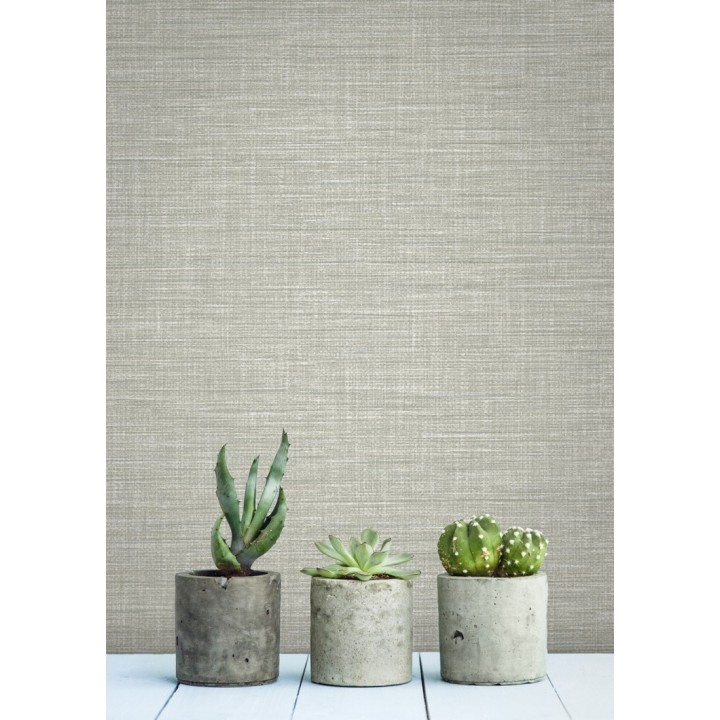 Papel pintado imitación fibra vegetal entretejida con bambú - Portland House 680761