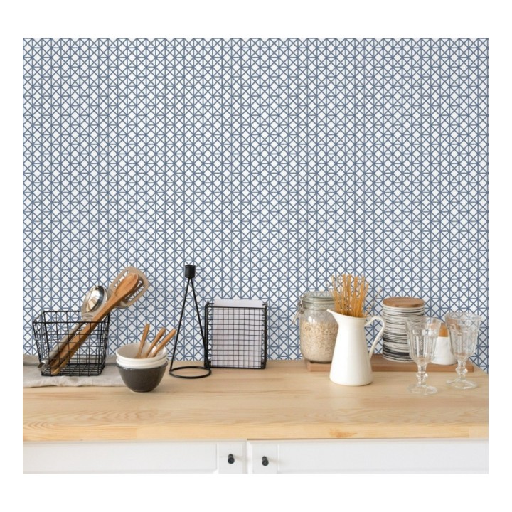 Papel pintado celosía con tramado de diamante - Diamond Lights 680770