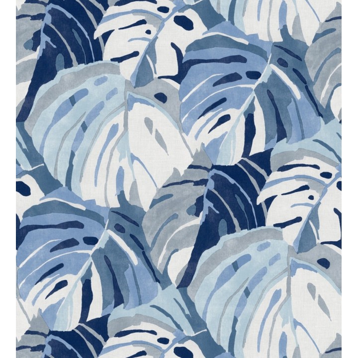 Papel pintado de hojas tropicales grandes estilo pop art - Tropical Island 680772