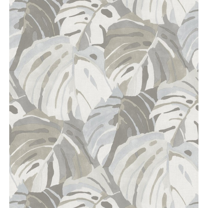 Papel pintado de hojas tropicales grandes estilo pop art - Tropical Island 680773