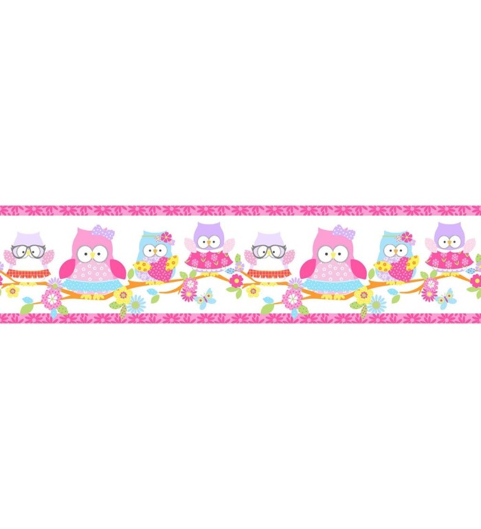 Cenefa - Owls Family 120106