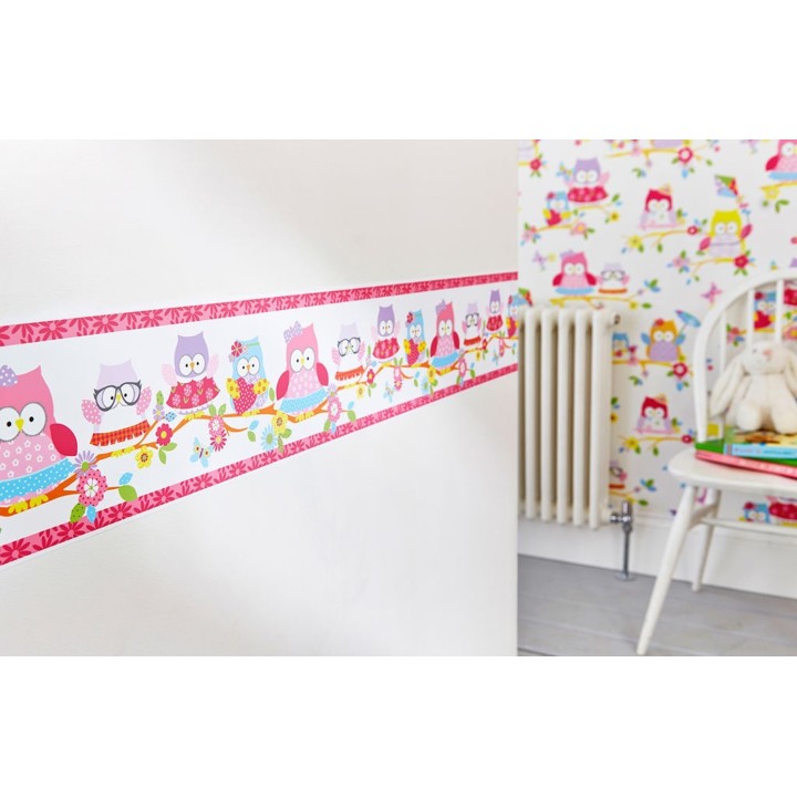 Cenefa - Owls Family 120106