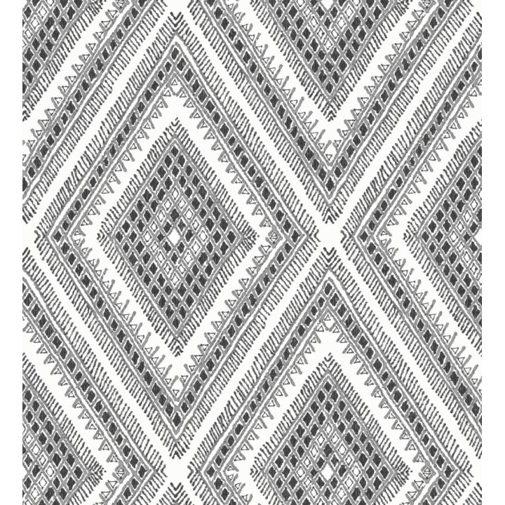 Papel pintado geométrico de rombos estilo boho chic  - Boho Carpet 680777