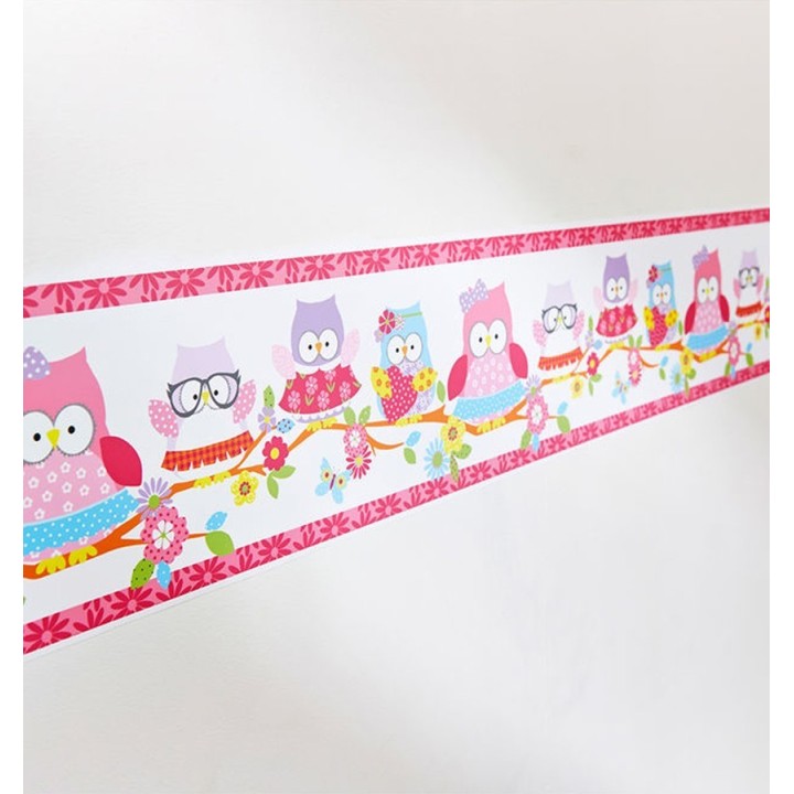 Cenefa - Owls Family 120106