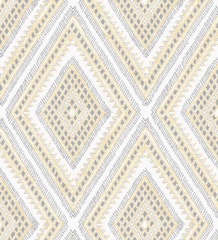 Papel pintado geométrico de rombos estilo boho chic  - Boho Carpet 680779