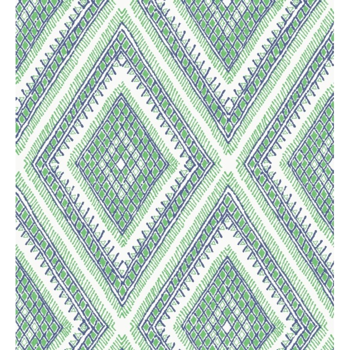 Papel pintado geométrico de rombos estilo boho chic  - Boho Carpet 680781