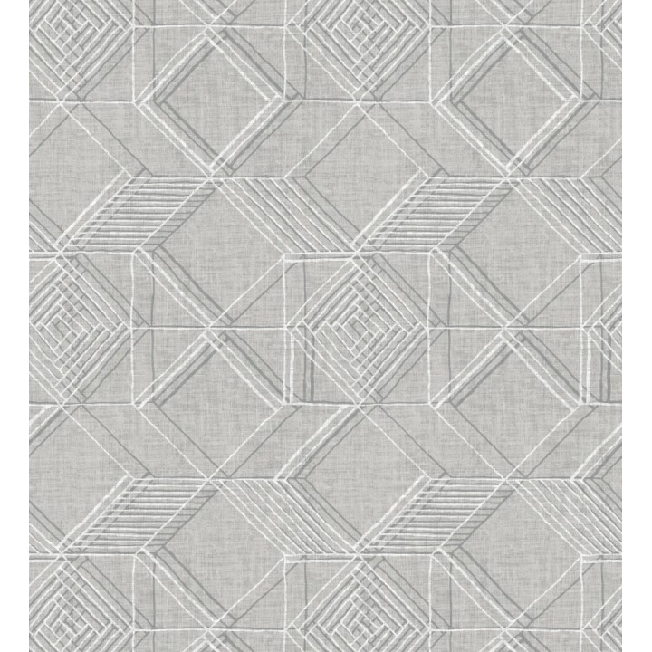 Papel pintado geométrico de cubos estilo boho chic - Cubic City 680783