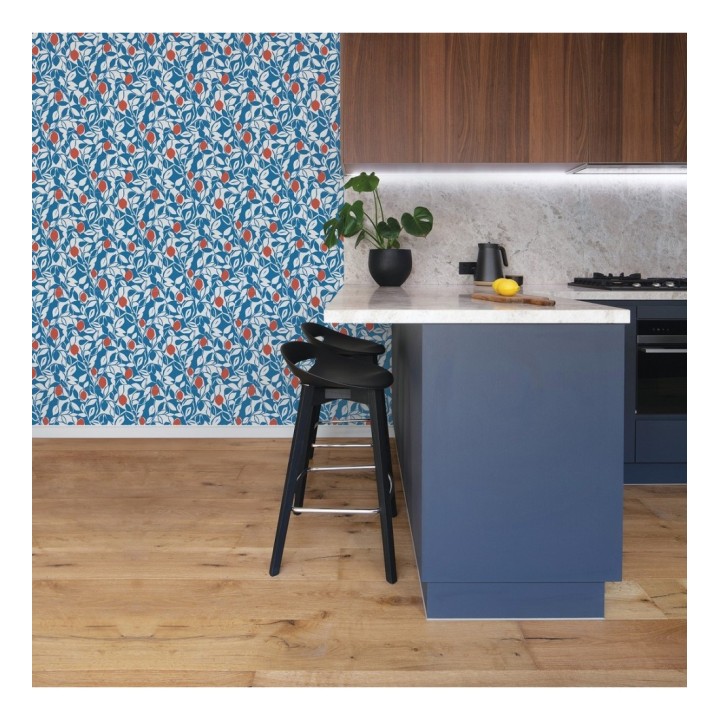 Papel pintado hojas y limones estilo pop art - Lemon Garden 680788