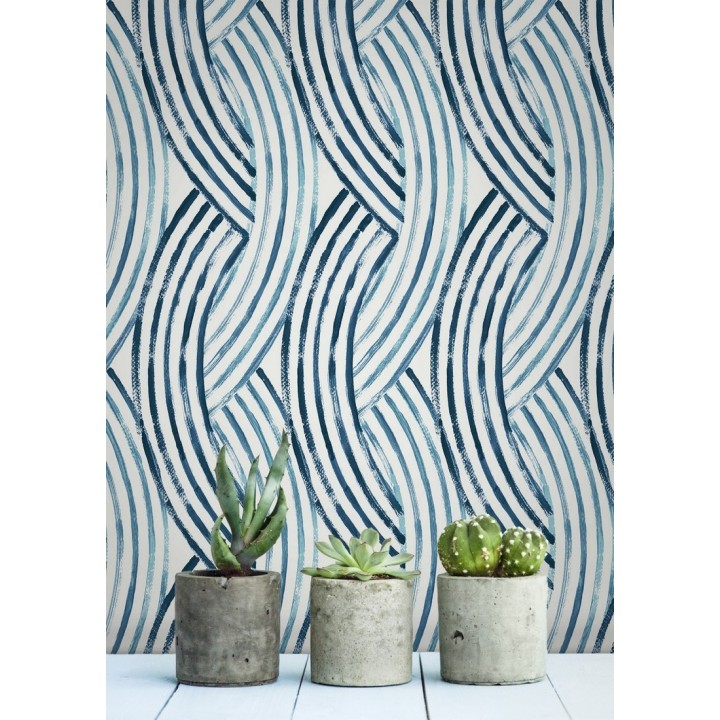 Papel pintado trenzado estilo tropical - Fancy Chains 680791