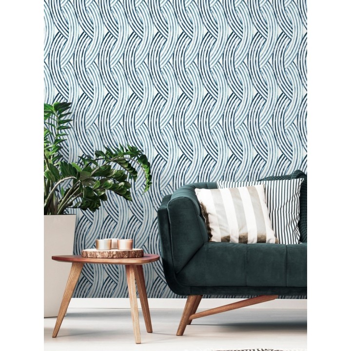 Papel pintado trenzado estilo tropical - Fancy Chains 680791