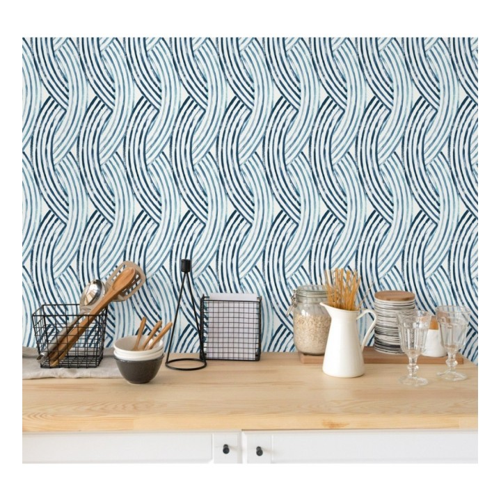 Papel pintado trenzado estilo tropical - Fancy Chains 680791