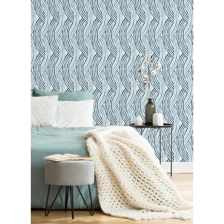 Papel pintado trenzado estilo tropical - Fancy Chains 680791