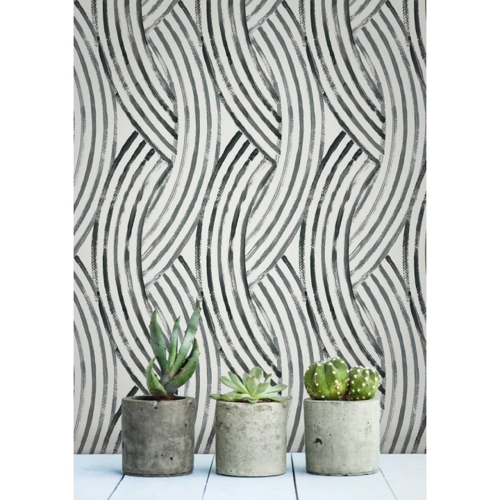 Papel pintado trenzado estilo tropical - Fancy Chains 680792