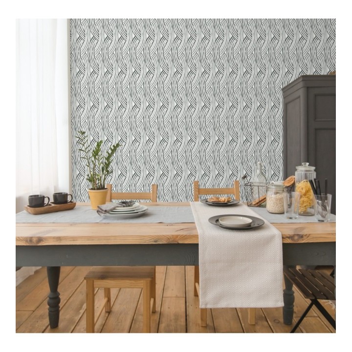 Papel pintado trenzado estilo tropical - Fancy Chains 680792