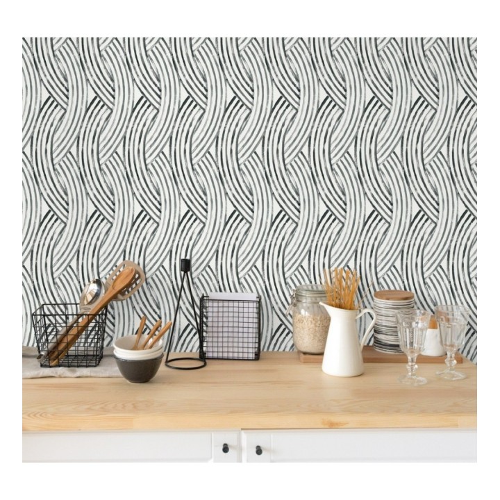 Papel pintado trenzado estilo tropical - Fancy Chains 680792