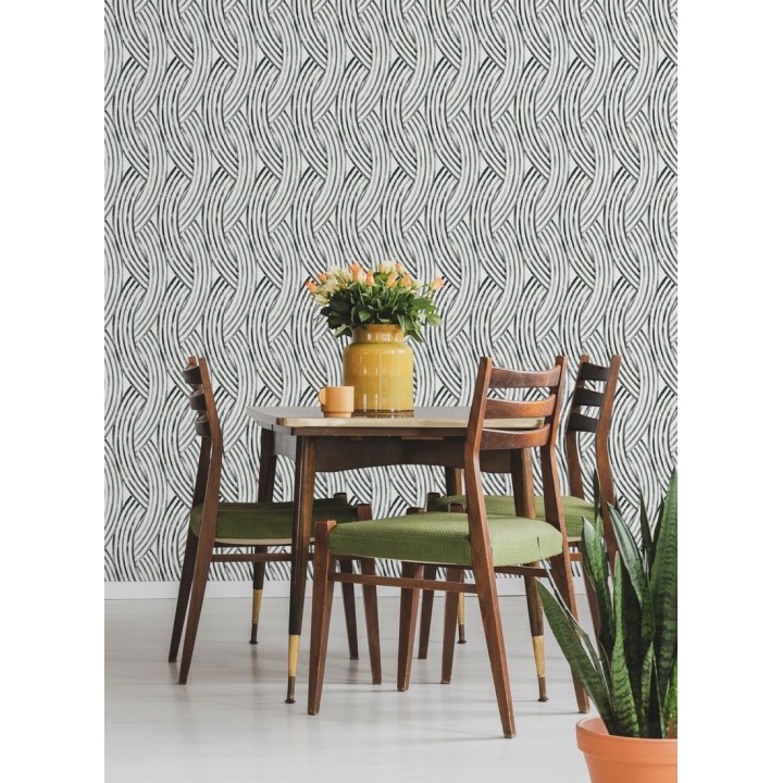 Papel pintado trenzado estilo tropical - Fancy Chains 680792