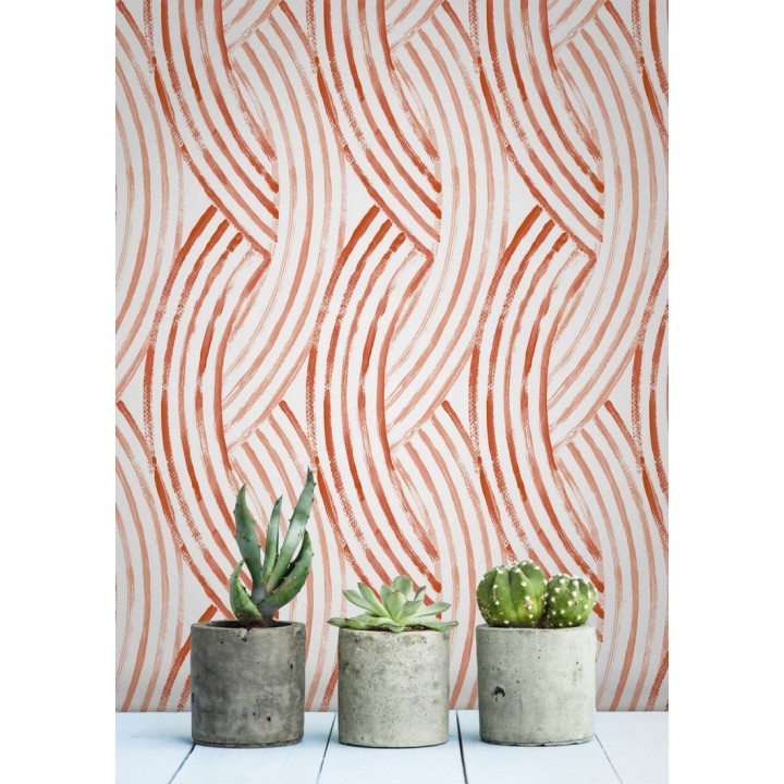 Papel pintado trenzado estilo tropical - Fancy Chains 680794