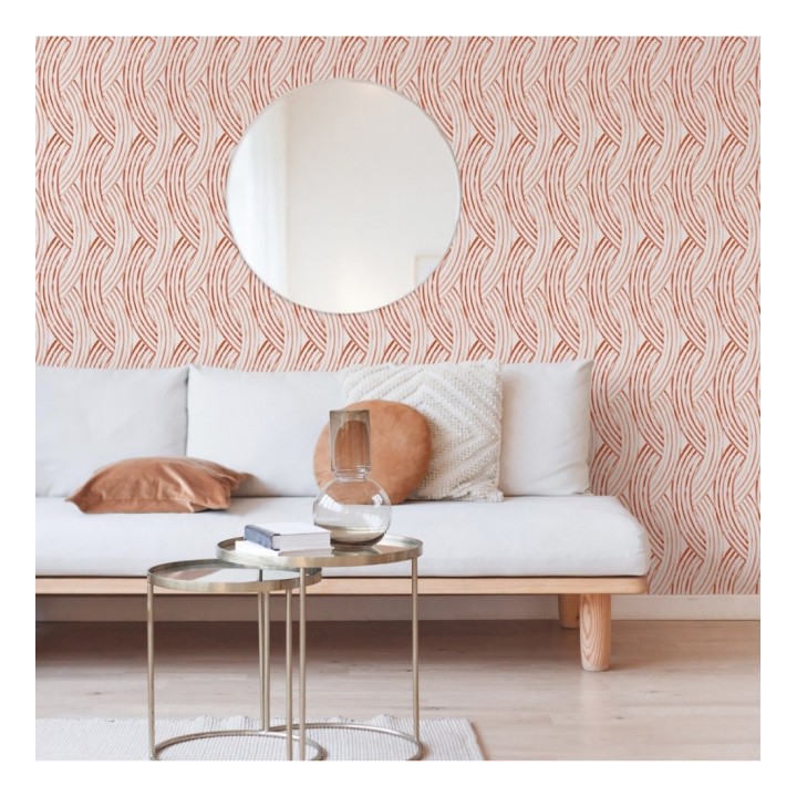 Papel pintado trenzado estilo tropical - Fancy Chains 680794