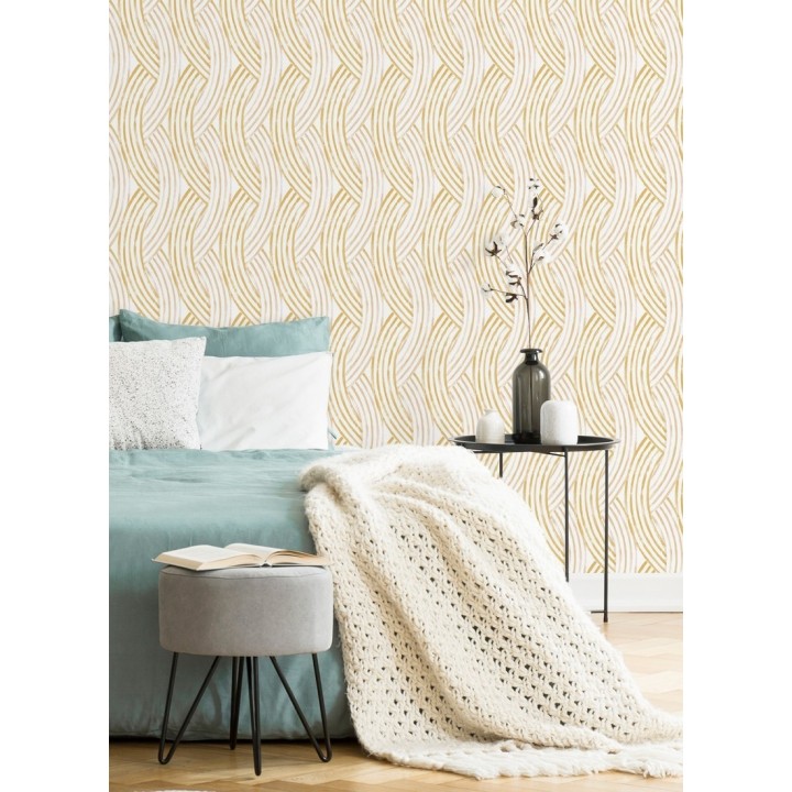 Papel pintado trenzado estilo tropical - Fancy Chains 680795