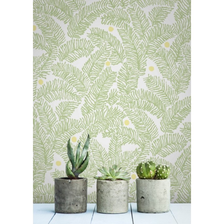 Papel pintado de hojas de pino pequeñas - Blossom Forest 680797