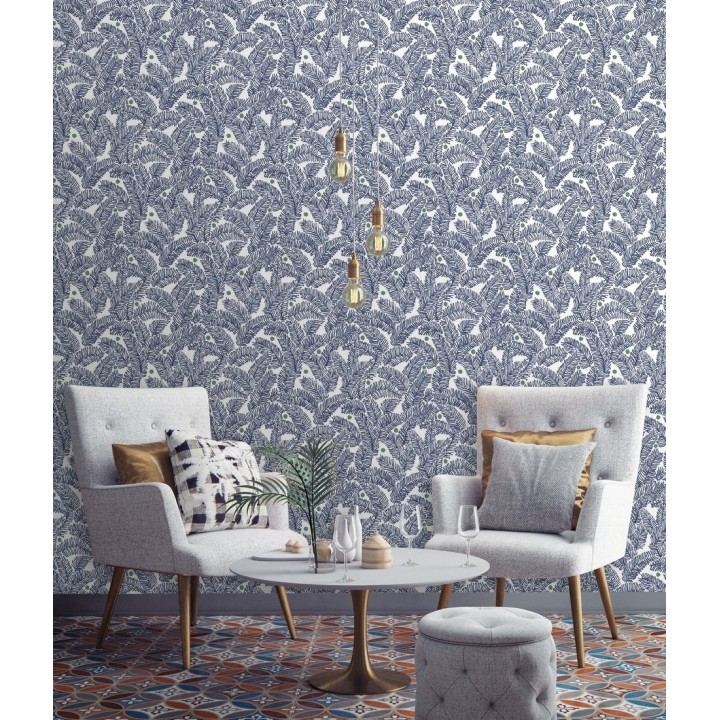 Papel pintado de hojas de pino pequeñas - Blossom Forest 680798