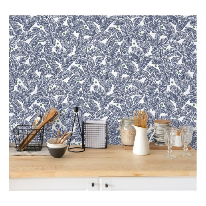 Papel pintado de hojas de pino pequeñas - Blossom Forest 680798