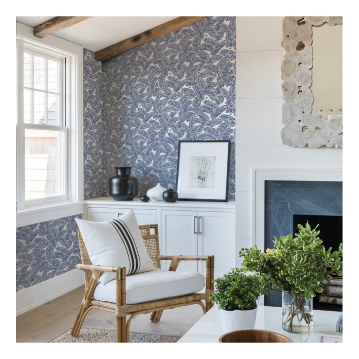 Papel pintado de hojas de pino pequeñas - Blossom Forest 680798