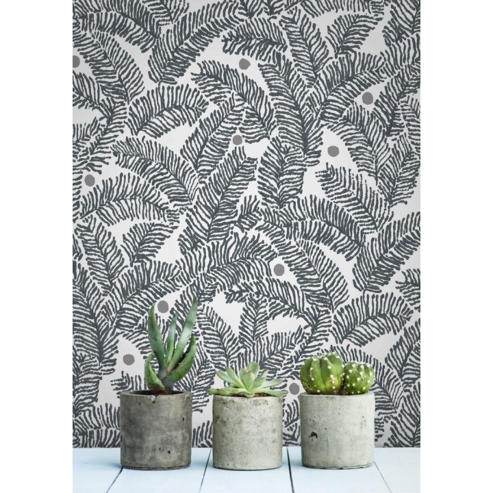 Papel pintado de hojas de pino pequeñas - Blossom Forest 680799