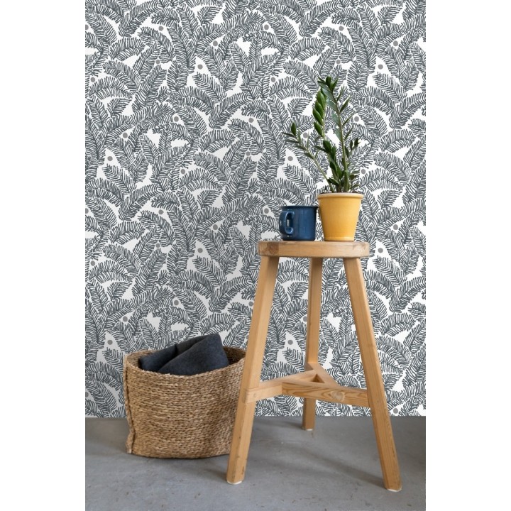 Papel pintado de hojas de pino pequeñas - Blossom Forest 680799