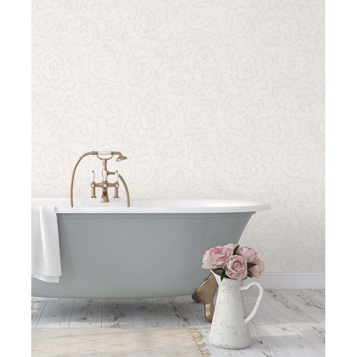 Papel pintado de flores grandes - Dublin Flowers 680801