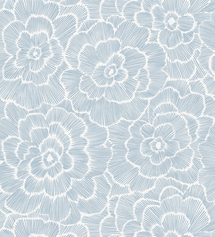 Papel pintado de flores grandes - Dublin Flowers 680803