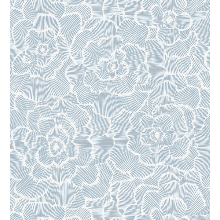 Papel pintado de flores grandes - Dublin Flowers 680803