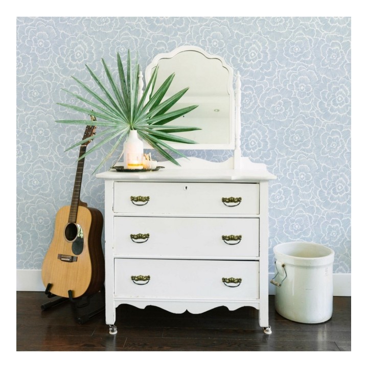 Papel pintado de flores grandes - Dublin Flowers 680803