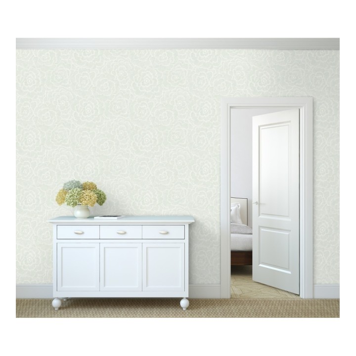 Papel pintado de flores grandes - Dublin Flowers 680804