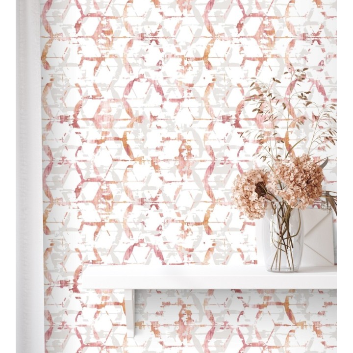 Papel pintado geométrico estilo moderno - Rings Gallery 680805