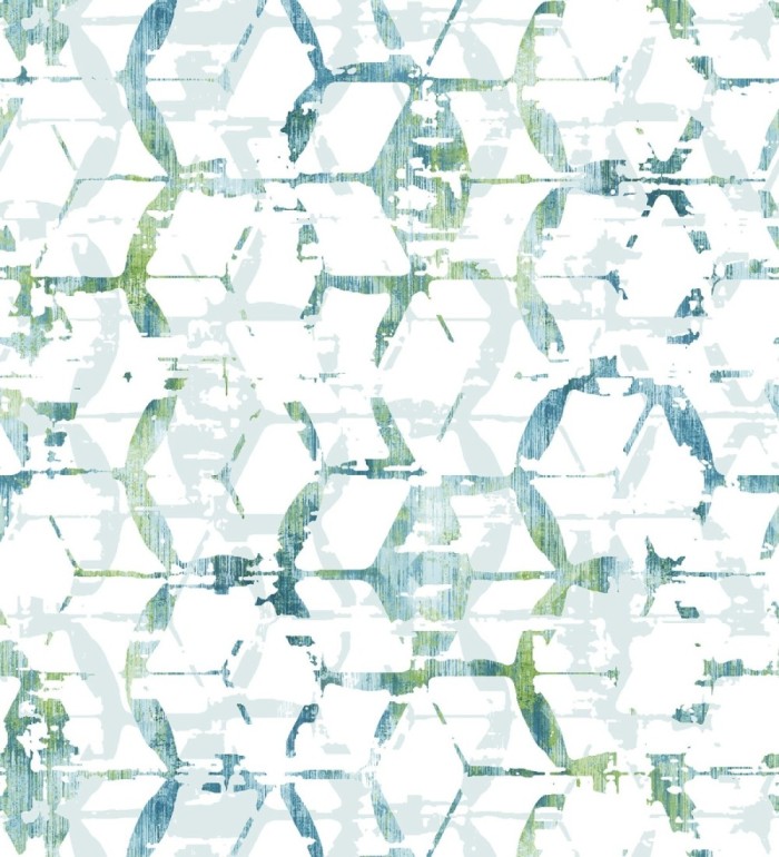 Papel pintado geométrico estilo moderno - Rings Gallery 680808