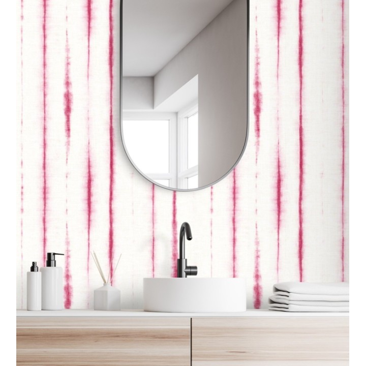 Papel pintado de rayas estilo tropical - Soho House 680814