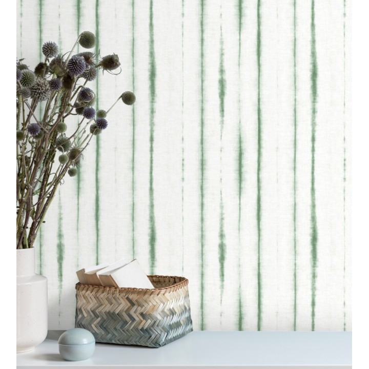 Papel pintado de rayas estilo tropical - Soho House 680815