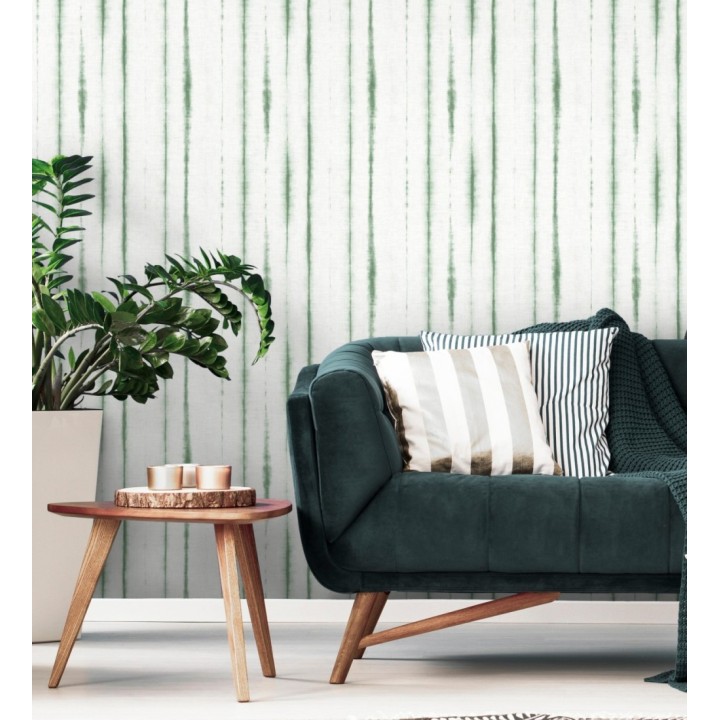 Papel pintado de rayas estilo tropical - Soho House 680815