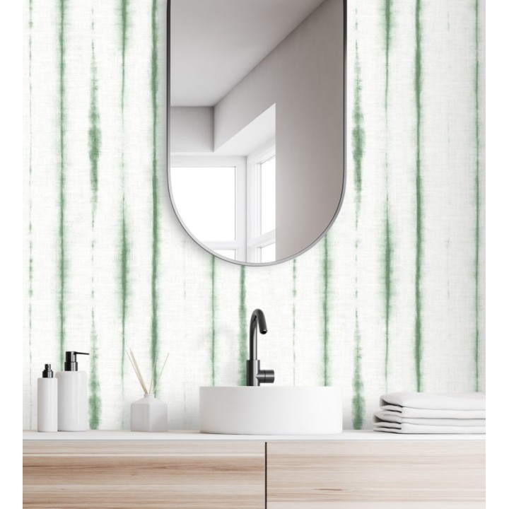 Papel pintado de rayas estilo tropical - Soho House 680815