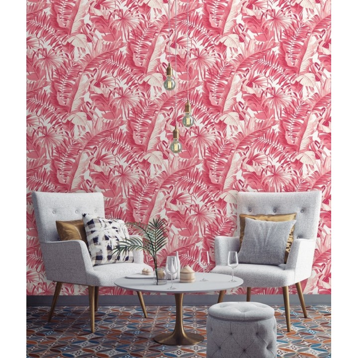 Papel pintado hojas tropicales - Indonesia 680818