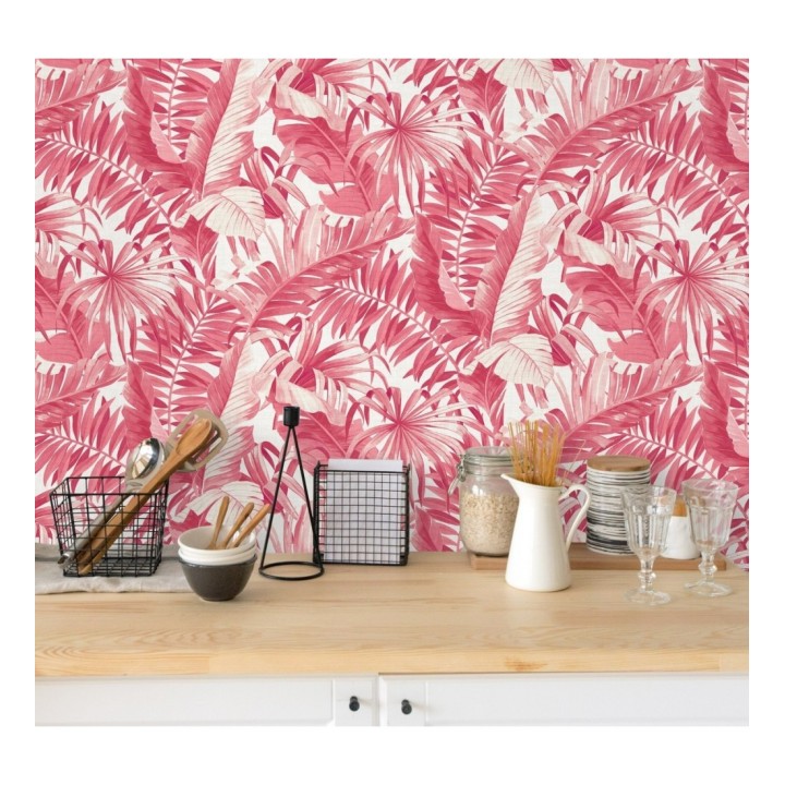 Papel pintado hojas tropicales - Indonesia 680818