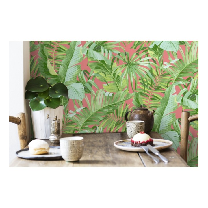 Papel pintado hojas tropicales - Indonesia 680819