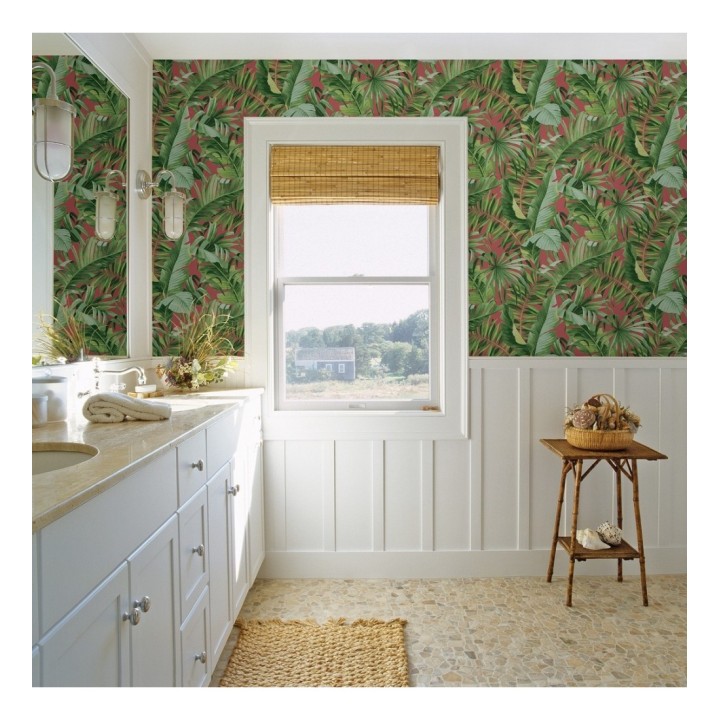 Papel pintado hojas tropicales - Indonesia 680819