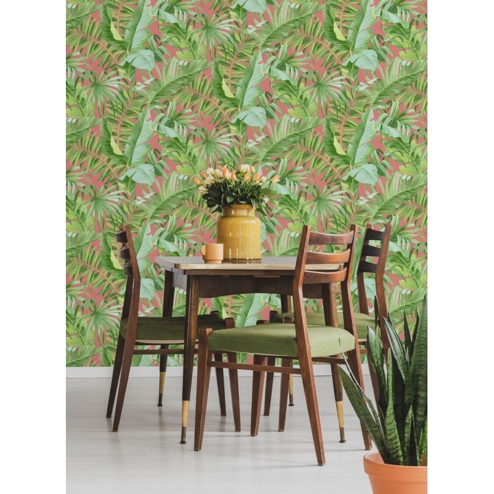 Papel pintado hojas tropicales - Indonesia 680819