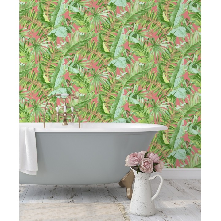 Papel pintado hojas tropicales - Indonesia 680819