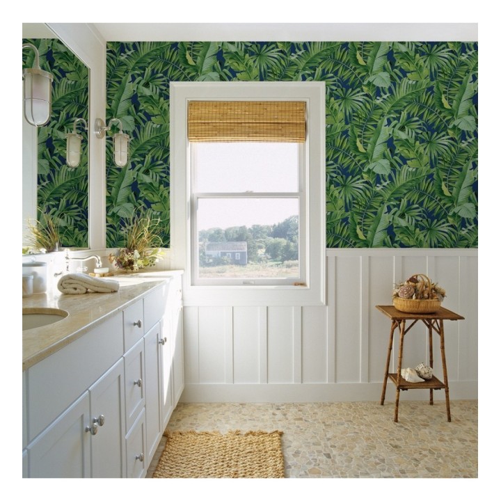 Papel pintado hojas tropicales - Indonesia 680820