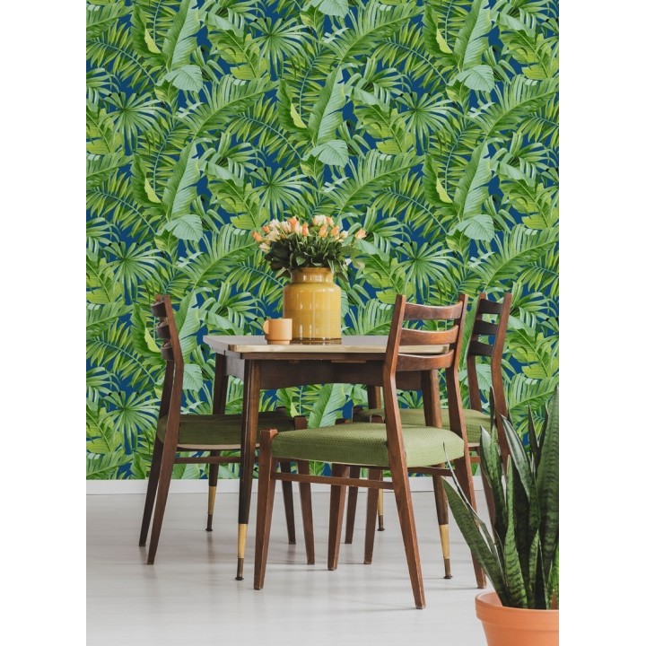 Papel pintado hojas tropicales - Indonesia 680820